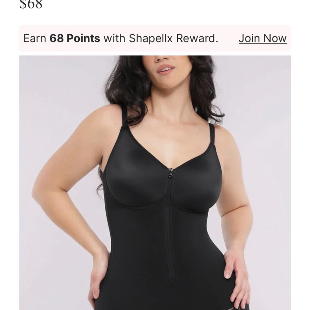 Sleek Black Shapewear Bodysuit - Picture 3 of 6